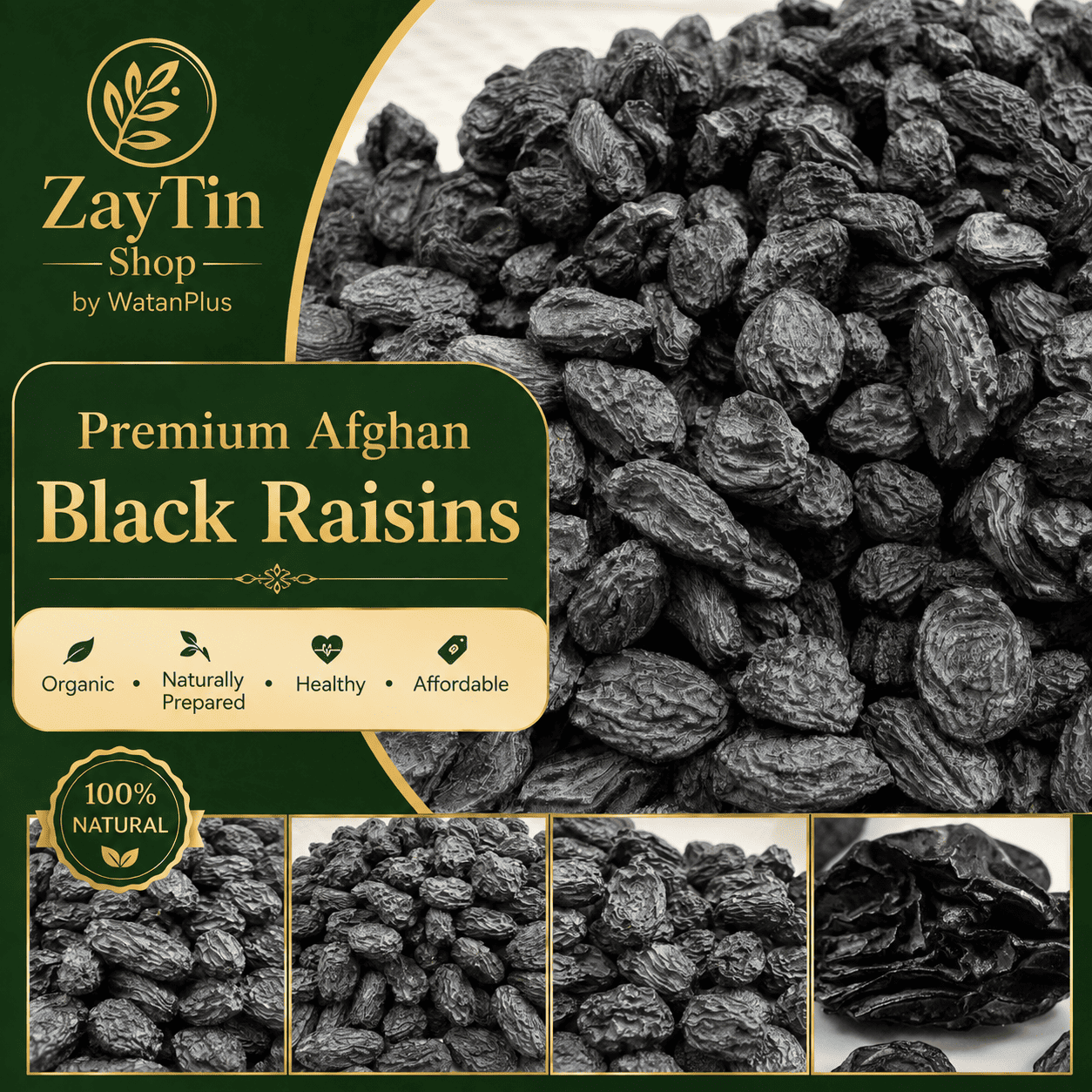 Premium Black Raisins